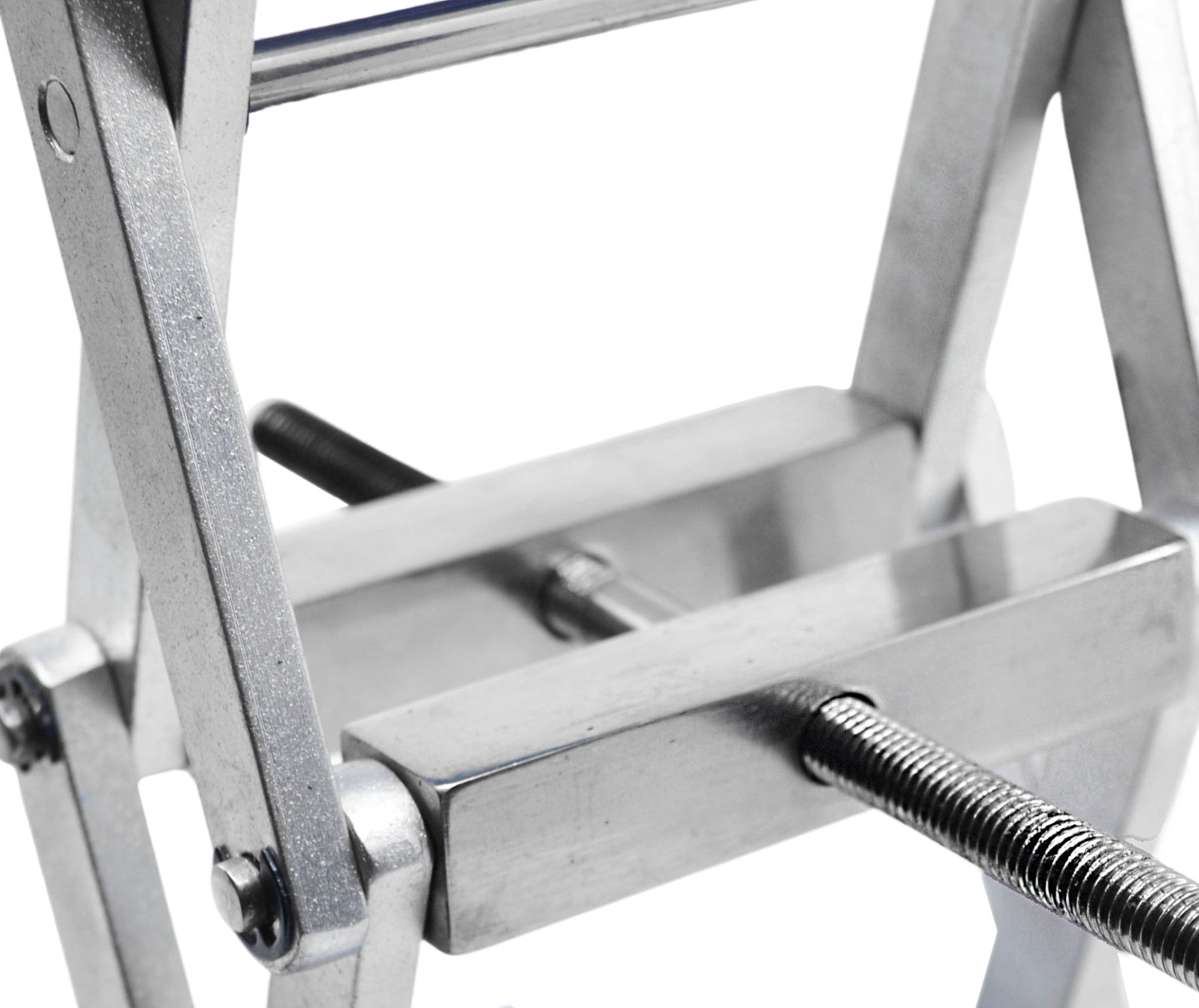 Premium Aluminum Scissor Jack with Hand Crank, 10.5" Extension