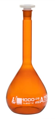 Class A Borosilicate Glass Volumetric Flask with Polypropylene Stopper