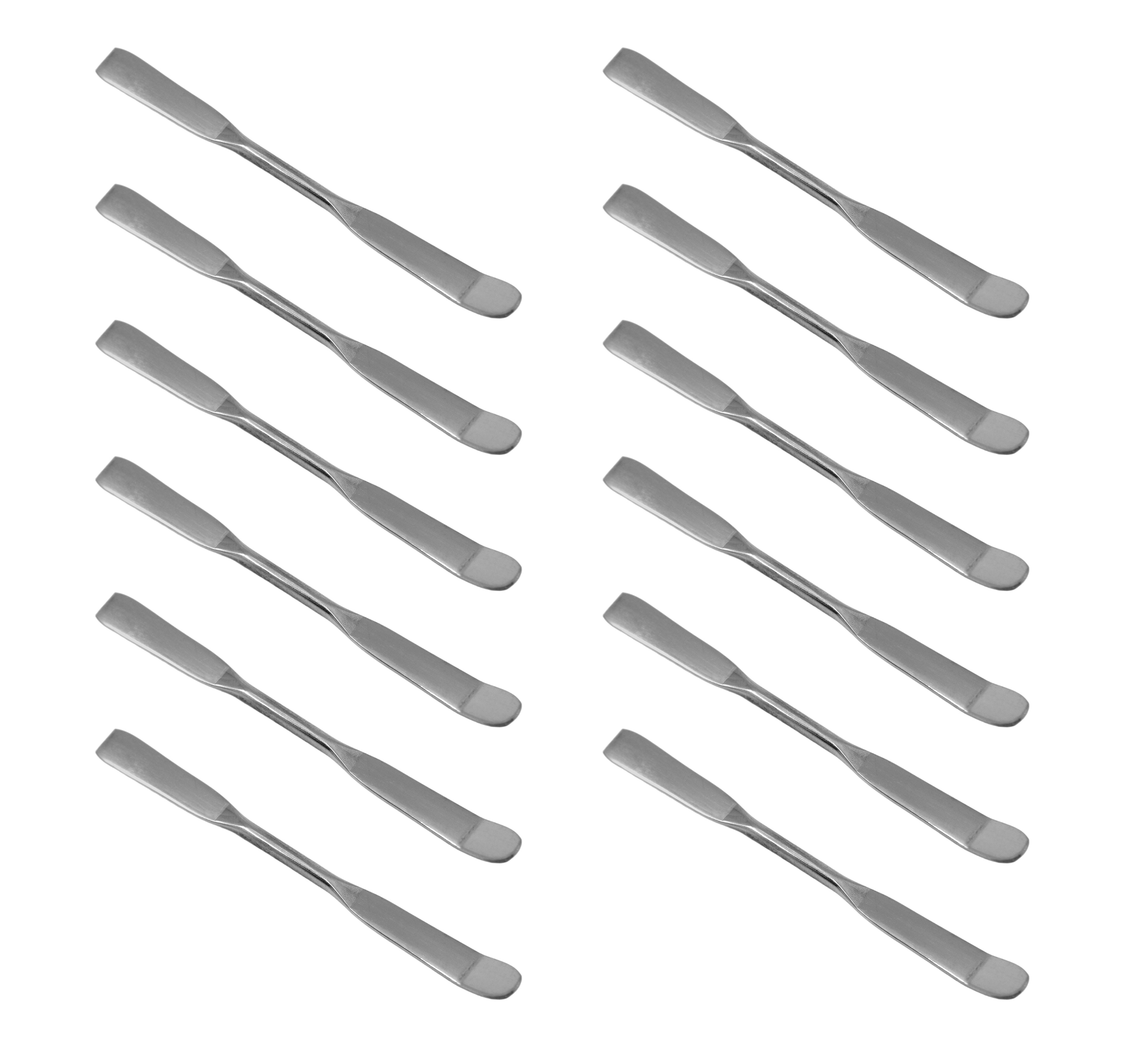 4" Stainless Steel Dual-End Chattaway Spatula, 12-Pack