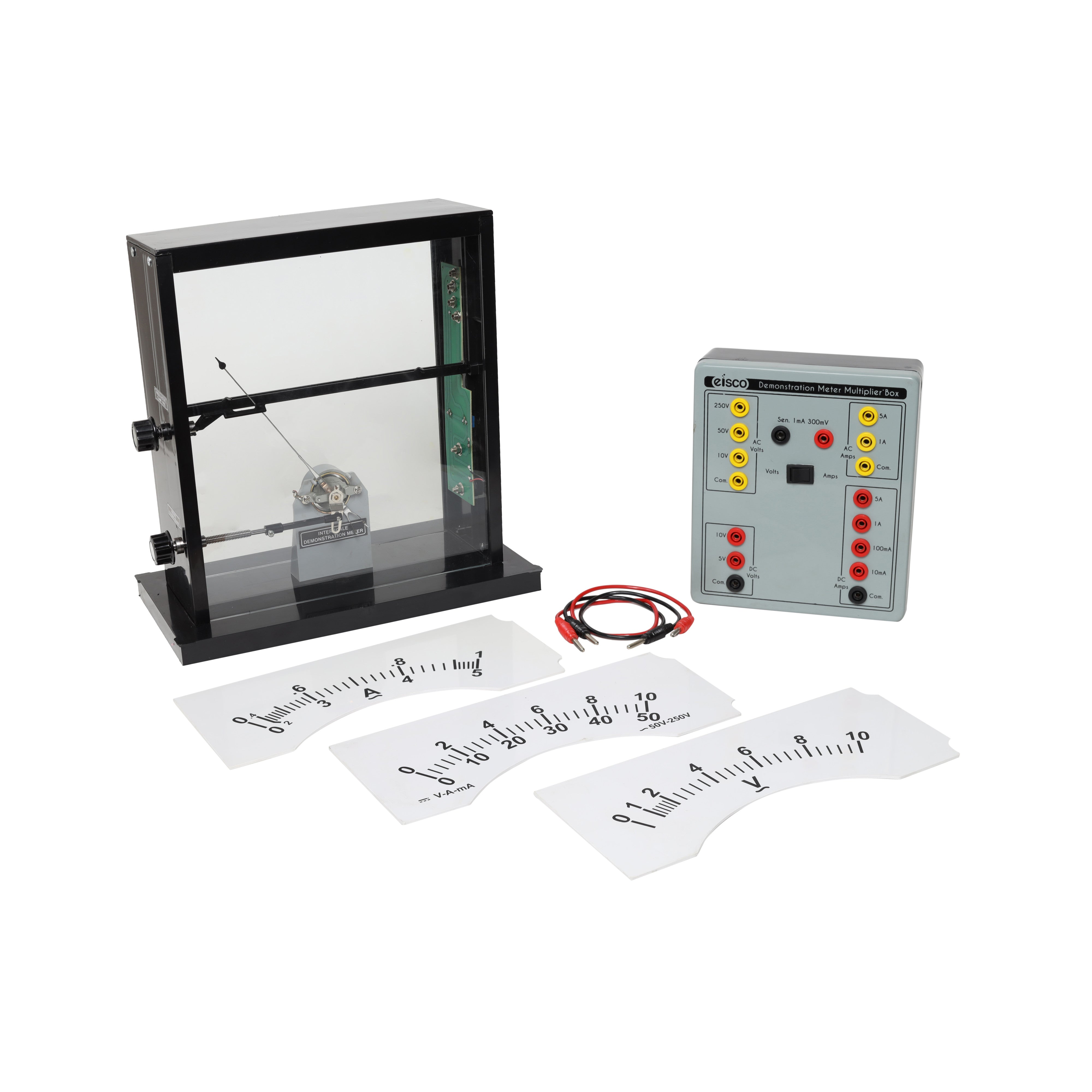 Multi-Range Demonstration Meter Set with 3 Interchangeable Scales