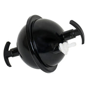 Plastic Magdeburg Hemisphere with Valve, 4.25" Diameter