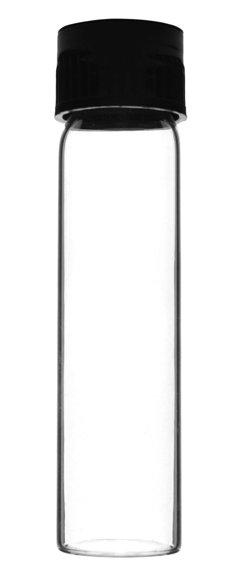 Flat Bottom Borosilicate Glass Test Tube with Bakelite Screw Cap, 30mL