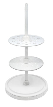 Polypropylene Pipette Stand for 28 Pipettes, Adjustable
