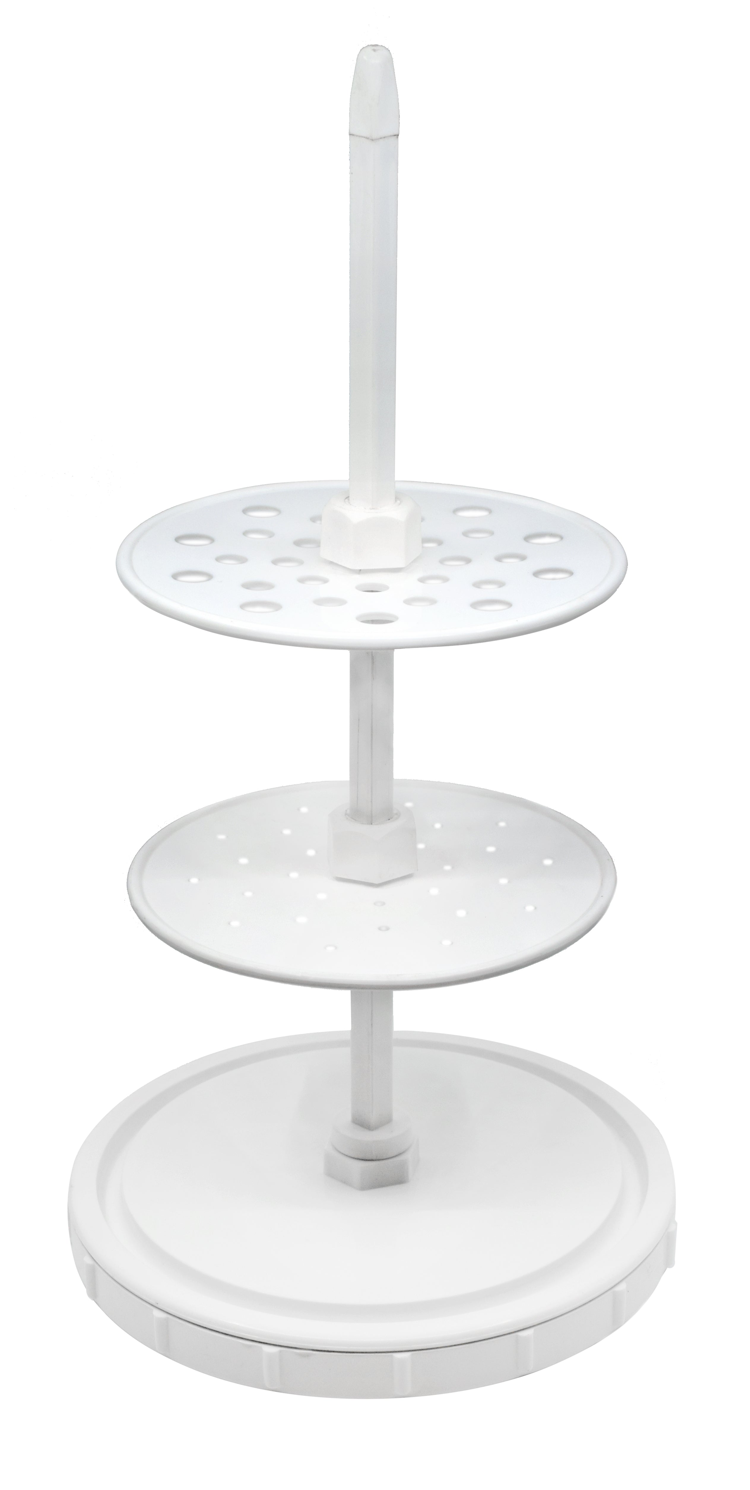 Polypropylene Pipette Stand for 28 Pipettes, Adjustable