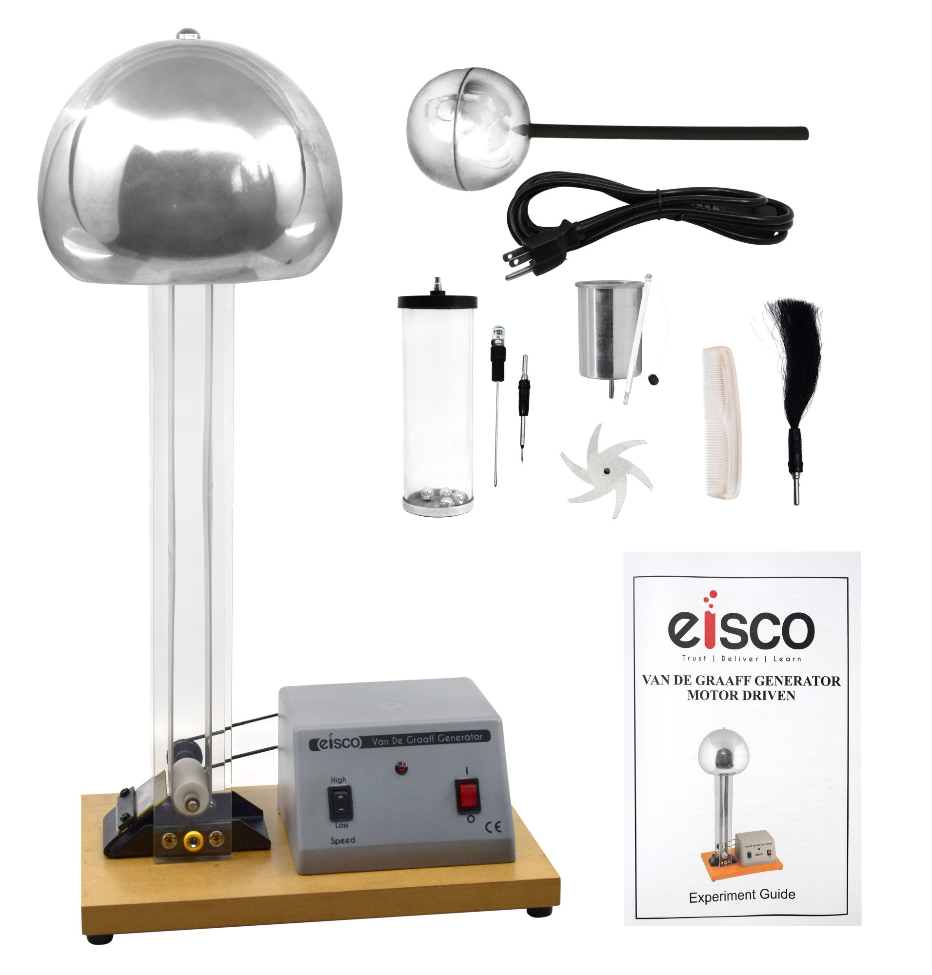 Motor-Driven Van de Graaff Generator, 220,000V