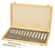 13-Piece Steel Tuning Fork Set in Wooden Case