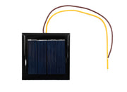 Polycrystalline Solar Cell with Wires, 2", 2V 130mA