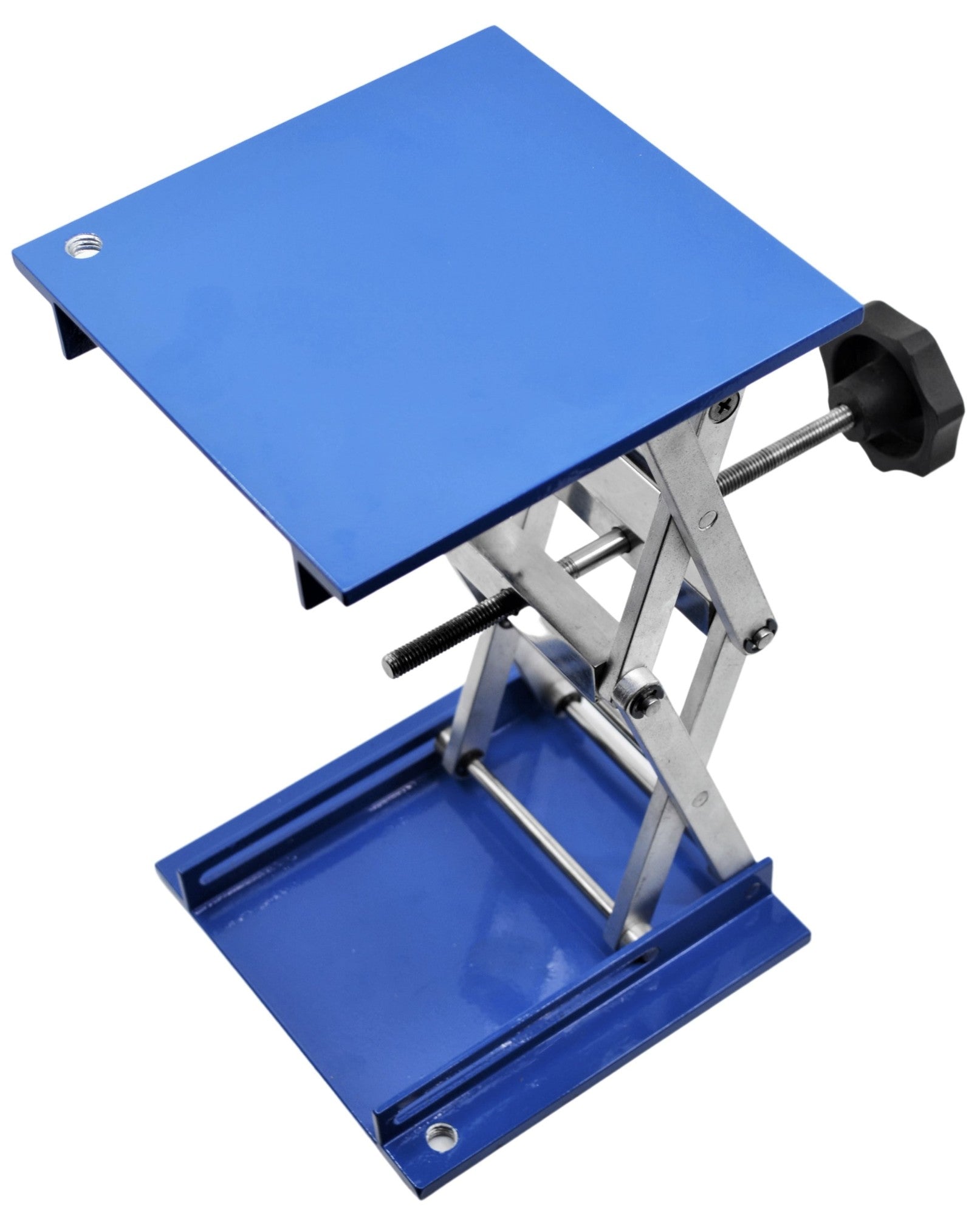 Premium Aluminum Scissor Jack with Hand Crank, 10.5" Extension